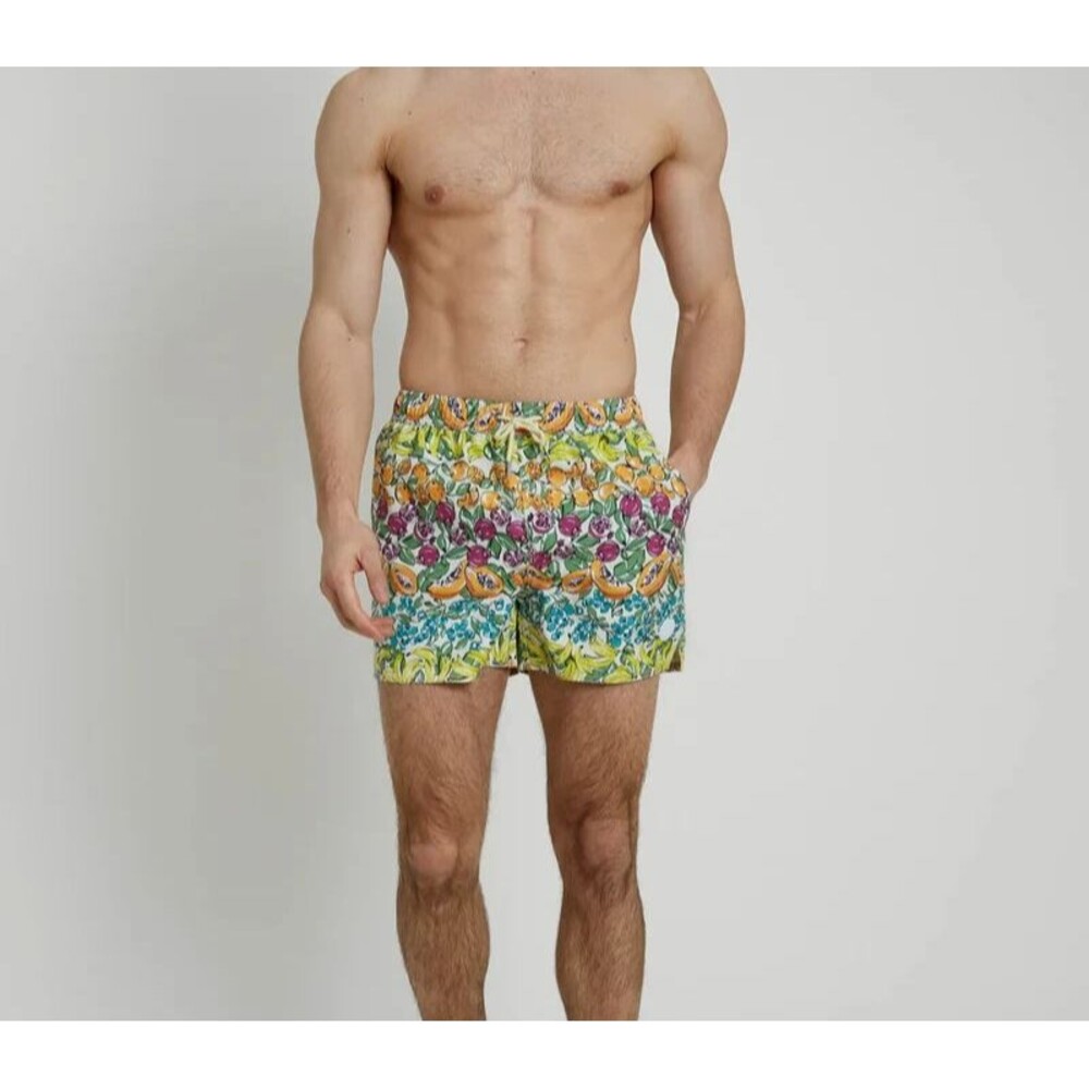 Native Youth Men's Fruit ETAERIO 4" Swim Shorts Trunk Multicolor  30